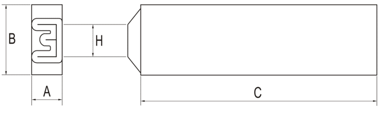 C.H. Hanson - Steel Stamp & Type Holder; Number of Lines: Single Line;  Character Capacity: 1, 1.0 - 68443365 - MSC Industrial Supply